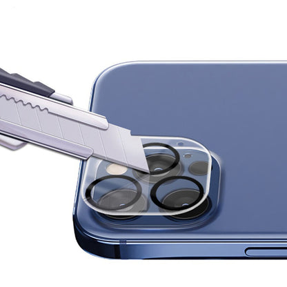 Film de protection pour caméra arrière Lito S+ pour Apple iPhone 14 Pro Max / 14 Pro, Verre trempé, Noir