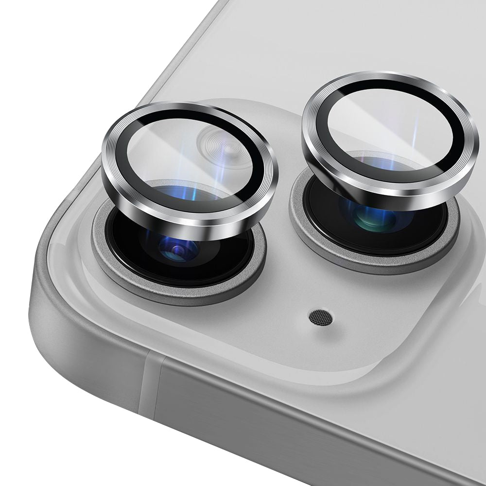 Beschermfolie Achtercamera Lito S+ voor Apple iPhone 14, Gehard Glas, Zilver