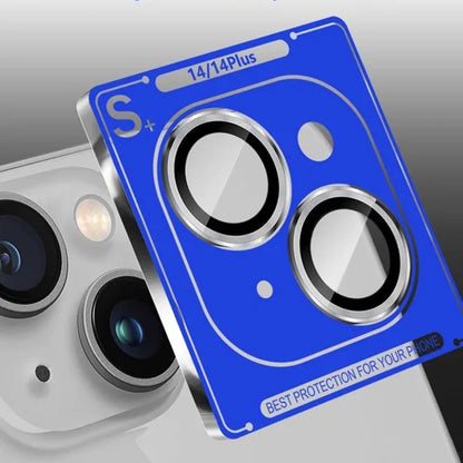 Beschermfolie Achtercamera Lito S+ voor Apple iPhone 14, Gehard Glas, Zilver