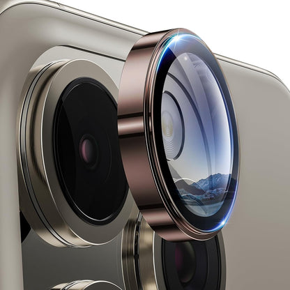 Lito S+ Achtercamera Beschermfolie voor Apple iPhone 16 Pro Max / 16 Pro, Gehard Glas, Brons