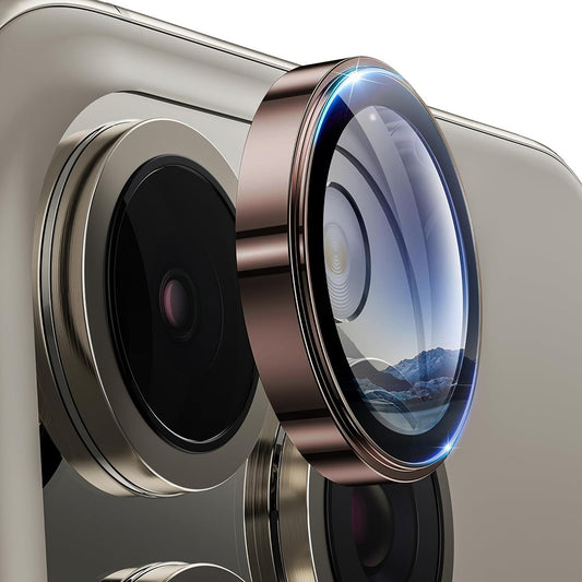 Lito S+ Rückkamera-Schutzfolie für Apple iPhone 16 Pro Max / 16 Pro, gehärtetes Glas, Bronze