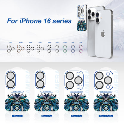 Lito S+ Achtercamera Beschermfolie voor Apple iPhone 16 Pro Max / 16 Pro, Gehard Glas, Brons