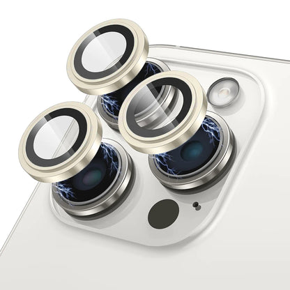 Beschermfolie Lito S+ voor de achtercamera van Apple iPhone 17 Air, Gehard Glas, Geel