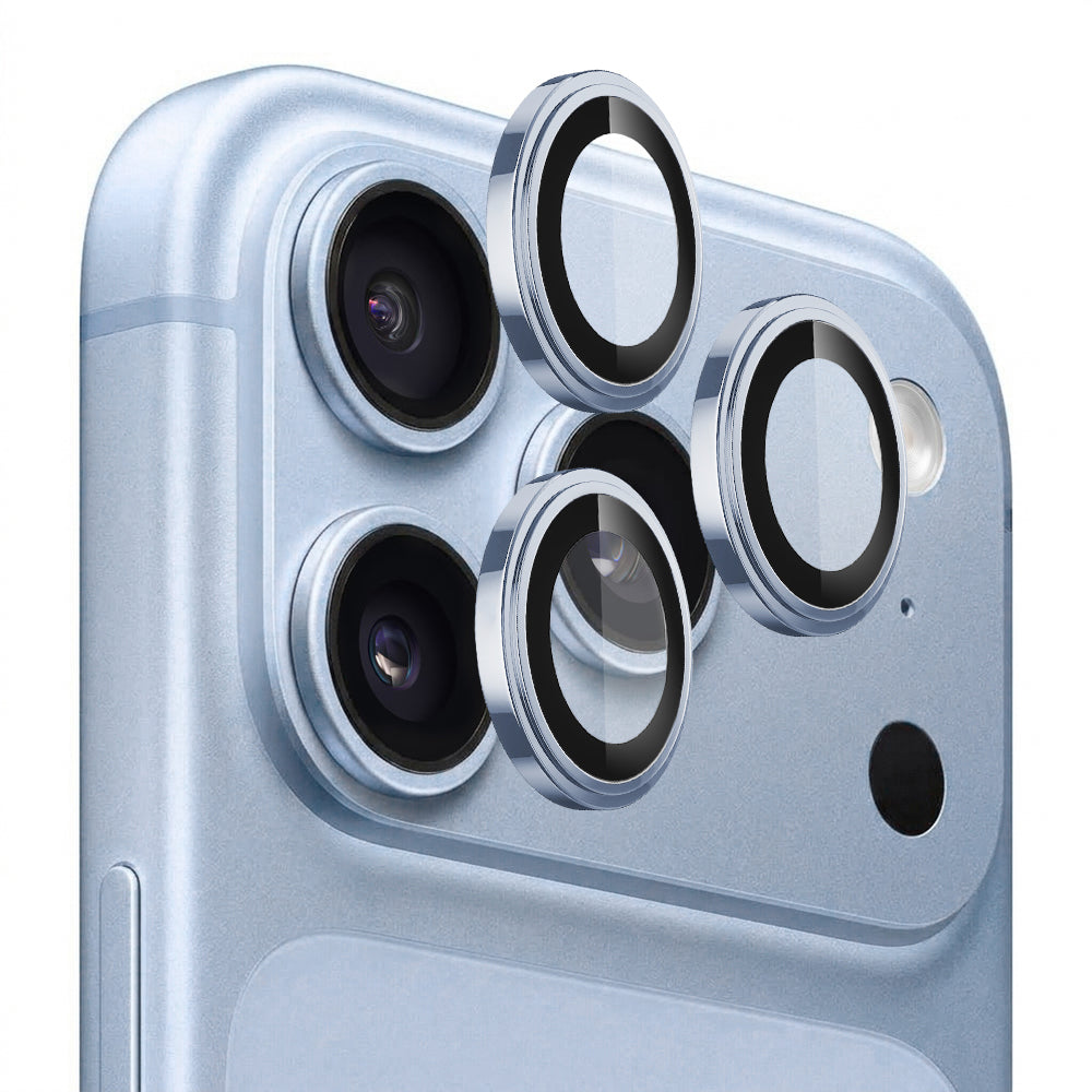 Lito S+ Achtercamera Beschermfolie voor Apple iPhone 18 Pro / 18 Pro Max, Gehard Glas, Blauw