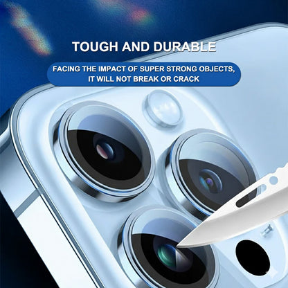 Lito S+ Achtercamera Beschermfolie voor Apple iPhone 18 Pro / 18 Pro Max, Gehard Glas, Blauw
