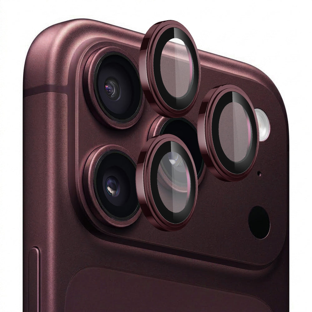 Beschermfolie Achtercamera Lito S+ voor Apple iPhone 18 Pro / 18 Pro Max, Gehard Glas, Bordeaux
