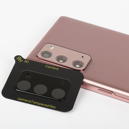 Beschermfolie Lito S+ voor de achtercamera van Samsung Galaxy Note 20 5G N981 / Note 20 N980, Gehard Glas, Zwart