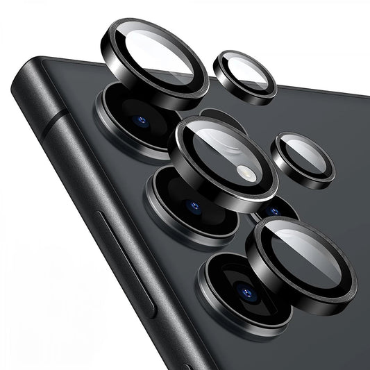 Schutzfolie für die Rückkamera Lito S+ für Samsung Galaxy S25 Ultra S938, gehärtetes Glas, schwarz