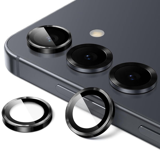 Film de protection pour caméra arrière Lito S+ pour Samsung Galaxy S26 Plus / S26, Verre trempé, Noir.