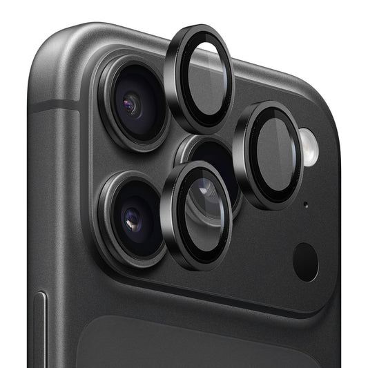 Film de protection pour caméra arrière Lito Titanium AR pour Apple iPhone 18 Pro / 18 Pro Max, Verre trempé, Noir