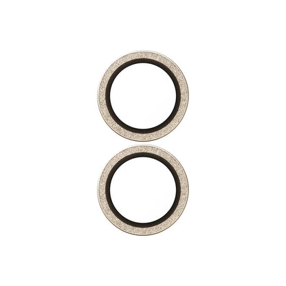 Beschermfolie PanzerGlass Hoops Glitter voor Apple iPhone 17 / 16 Plus / 16, Gehard Glas, Goudkleurig