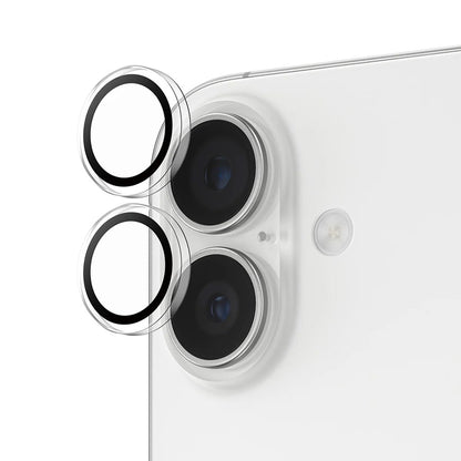 Schutzfolie PanzerGlass Hoops für die Rückkamera des Apple iPhone 17 / 16 Plus / 16, gehärtetes Glas, Transparent