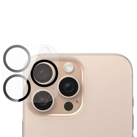 Schutzfolie PanzerGlass PicturePerfect für die Rückkamera des Apple iPhone 16 Pro Max / 16 Pro, gehärtetes Glas, Transparent