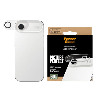 Beschermfolie Achtercamera PanzerGlass PicturePerfect voor Apple iPhone 17 Air, Gehard Glas, Transparant