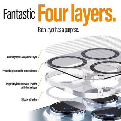 Schutzfolie PanzerGlass PicturePerfect für Apple iPhone 17 Pro, gehärtetes Glas, Transparent