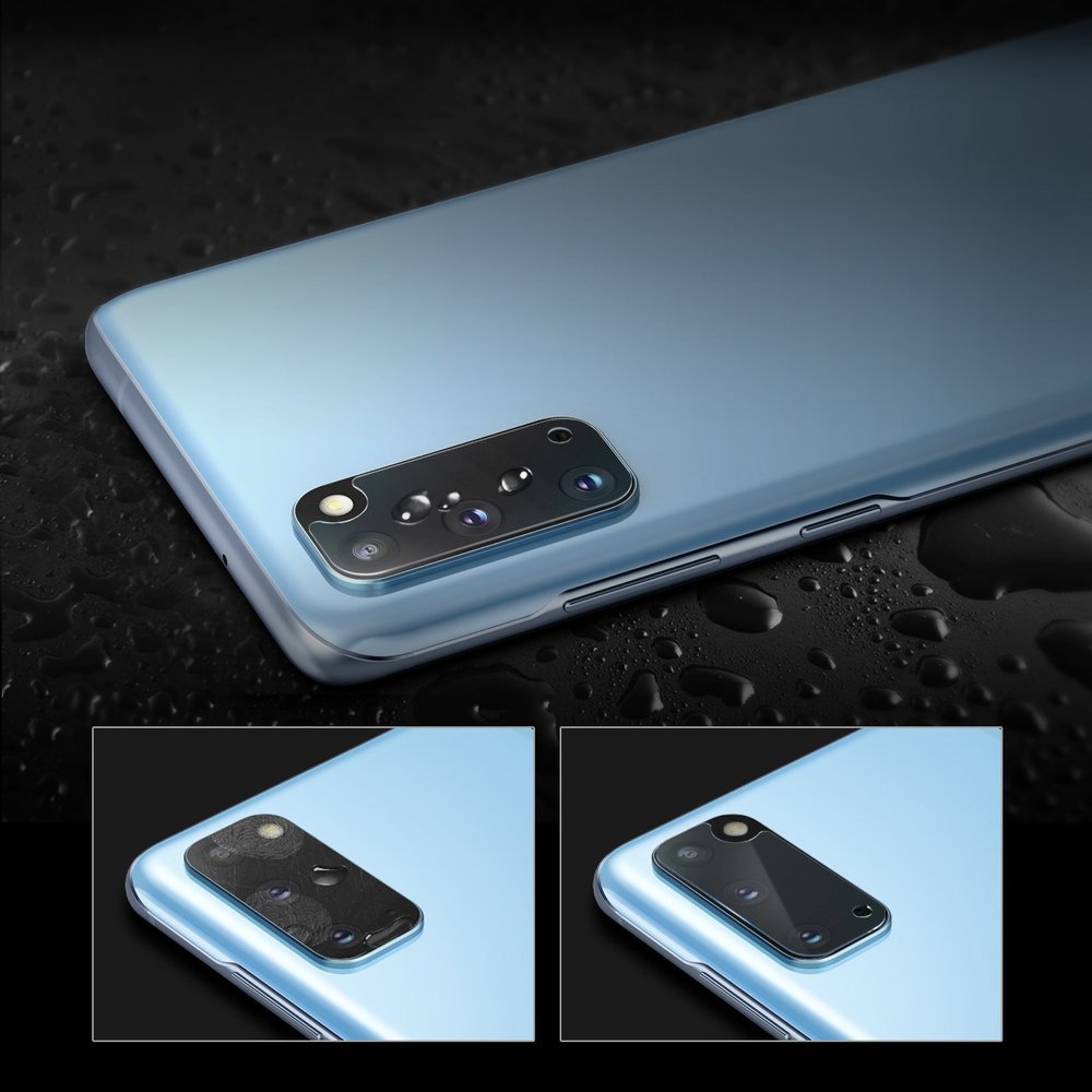 Beschermfolie Ringke IDGL voor de achtercamera van Samsung Galaxy S20 5G G981 / S20 G980, Gehard Glas, Set van 3 stuks, Transparant