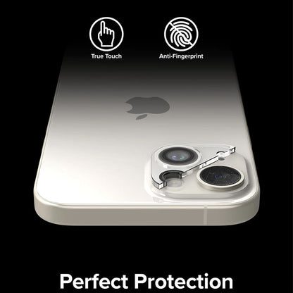 Beschermfolie Ringke Achtercamera voor Apple iPhone 15 Plus / 15, Gehard Glas, Set van 2 Stuks, Transparant