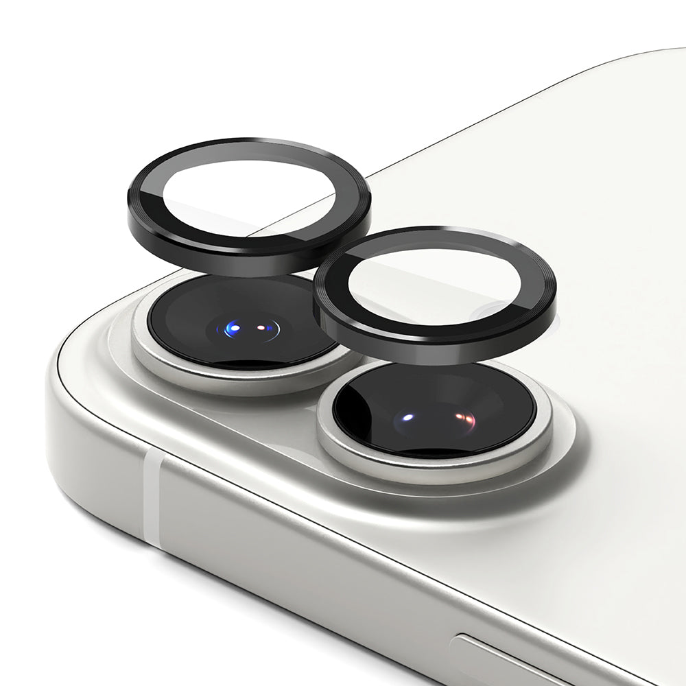 Film de protection pour caméra arrière Ringke pour Apple iPhone 17, Verre Trempé, Noir