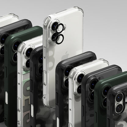 Film de protection pour caméra arrière Ringke pour Apple iPhone 17, Verre Trempé, Noir