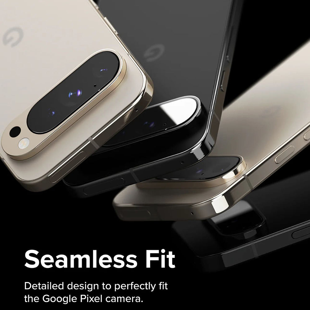 Beschermfolie Ringke Achtercamera voor Google Pixel 9 Pro XL, Gehard Glas, Set van 3 Stuks, Transparant