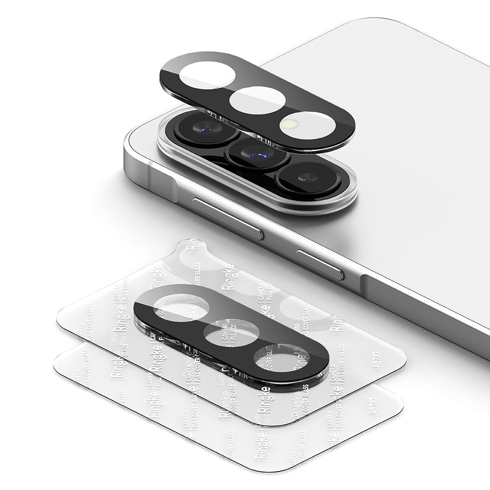 Ringke achtercamera beschermfolie voor Samsung Galaxy A57 5G / A37 5G, Gehard Glas, Set van 2 stuks, Transparant