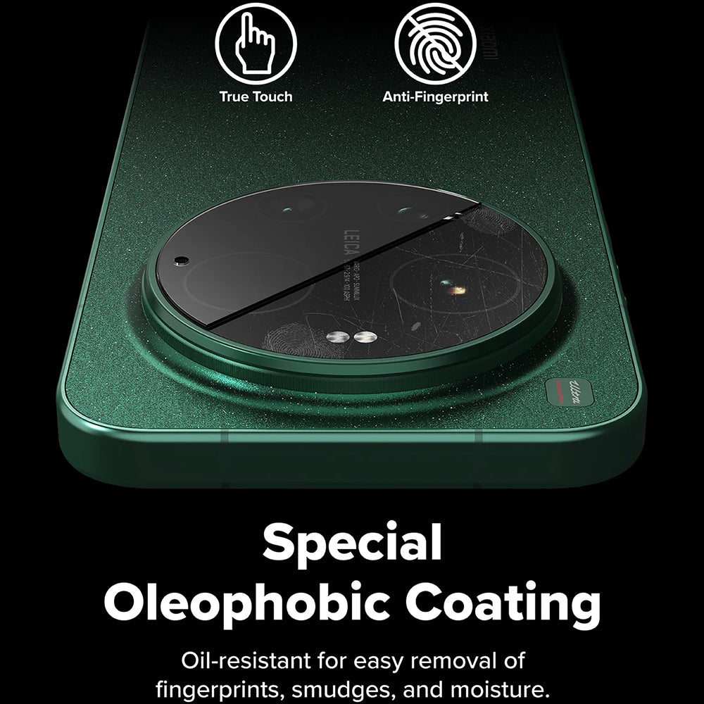 Ringke achtercamera beschermfolie voor Xiaomi 17 Ultra, gehard glas, set van 2 stuks, transparant