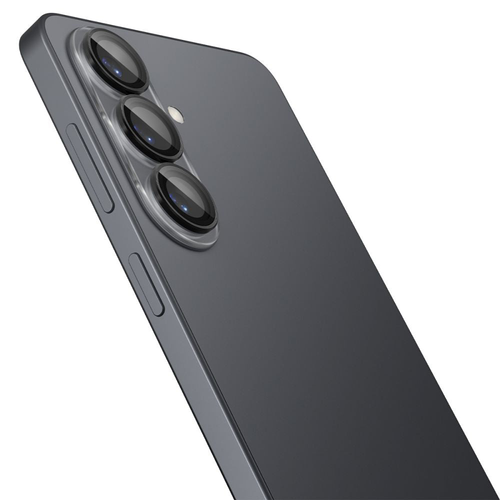 Schutzfolie für die Rückkamera Spigen GlastR EZ FIT Optik Pro HD für Samsung Galaxy S26 Plus S947, Gehärtetes Glas, Set mit 2 Stück, Schwarz