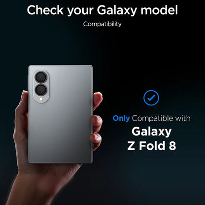 Schutzfolie für die Rückkamera Spigen GlastR EZ FIT Optik Pro HD für Samsung Galaxy Z Fold8 F971, gehärtetes Glas, 2er-Set, Schwarz AGL11944