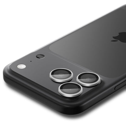 Beschermfolie Achtercamera Spigen GlastR EZ FIT Optik Pro voor Apple iPhone 17 Pro Max / 17 Pro, Gehard Glas, Set van 2 stuks, Zilverkleurig