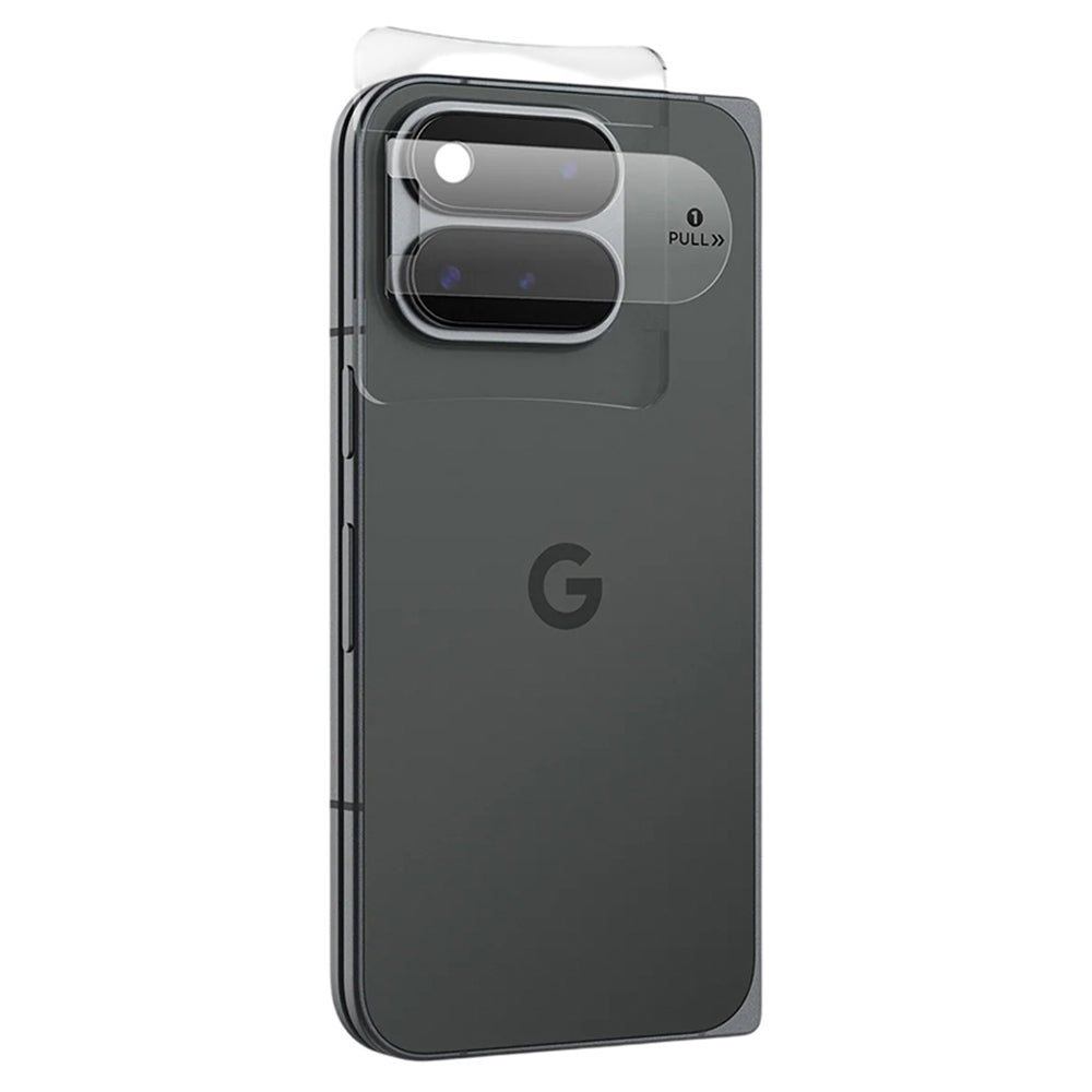 Beschermfolie Achtercamera Spigen GlastR EZ FIT Optik Pro voor Google Pixel 11 Pro Fold, Gehard Glas, Set van 2 stuks, Transparant AGL11491