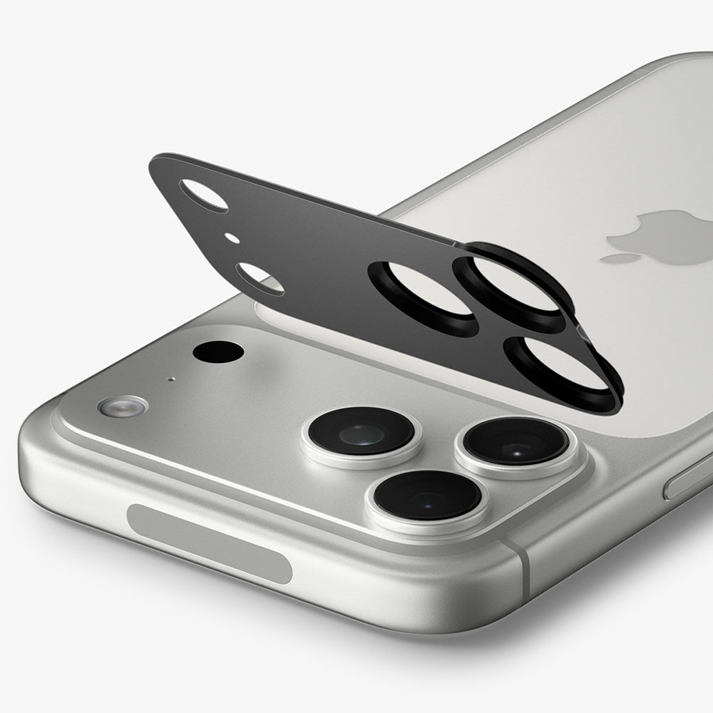 Beschermfolie Achtercamera Spigen GlastR EZ FIT Optik Pro XL voor Apple iPhone 18 Pro, Gehard Glas, Donkergrijs AGL12035