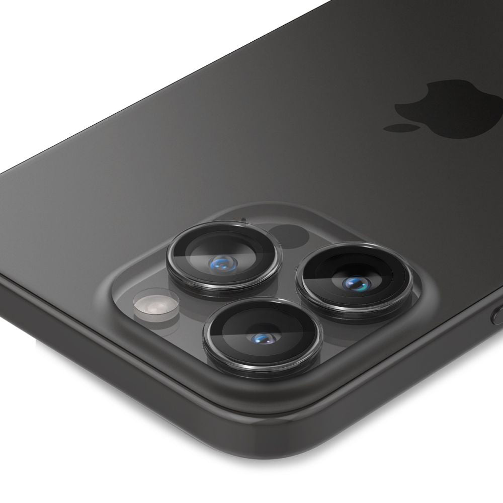 Beschermfolie Achtercamera Spigen GlastR EZ FIT Optik Pro voor Apple iPhone 17 Pro Max / 17 Pro, Gehard Glas, Set van 2 stuks, Transparant