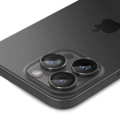 Beschermfolie Achtercamera Spigen GlastR EZ FIT Optik Pro voor Apple iPhone 17 Pro Max / 17 Pro, Gehard Glas, Set van 2 stuks, Transparant