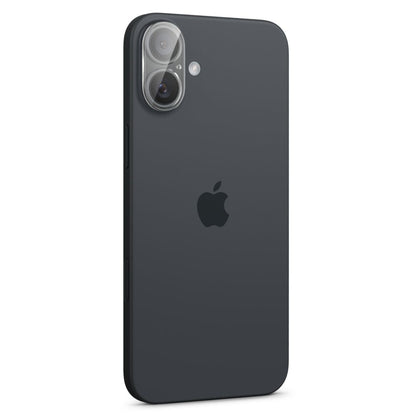 Spigen GlastR Optik Rückkamera-Schutzfolie für Apple iPhone 16 Plus / 16, gehärtetes Glas, 2er-Set, transparent AGL07923