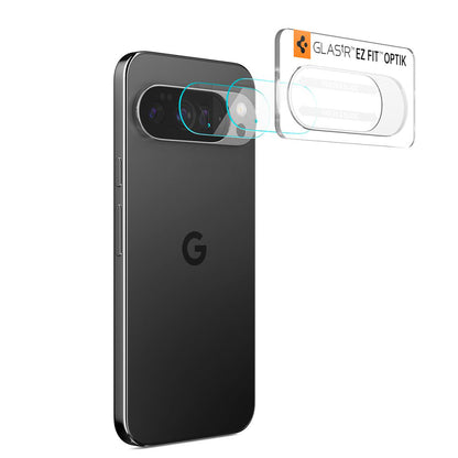 Beschermfolie Achtercamera Spigen GlastR Optik voor Google Pixel 10 Pro, Gehard Glas, Set van 2 stuks, Transparant AGL09662