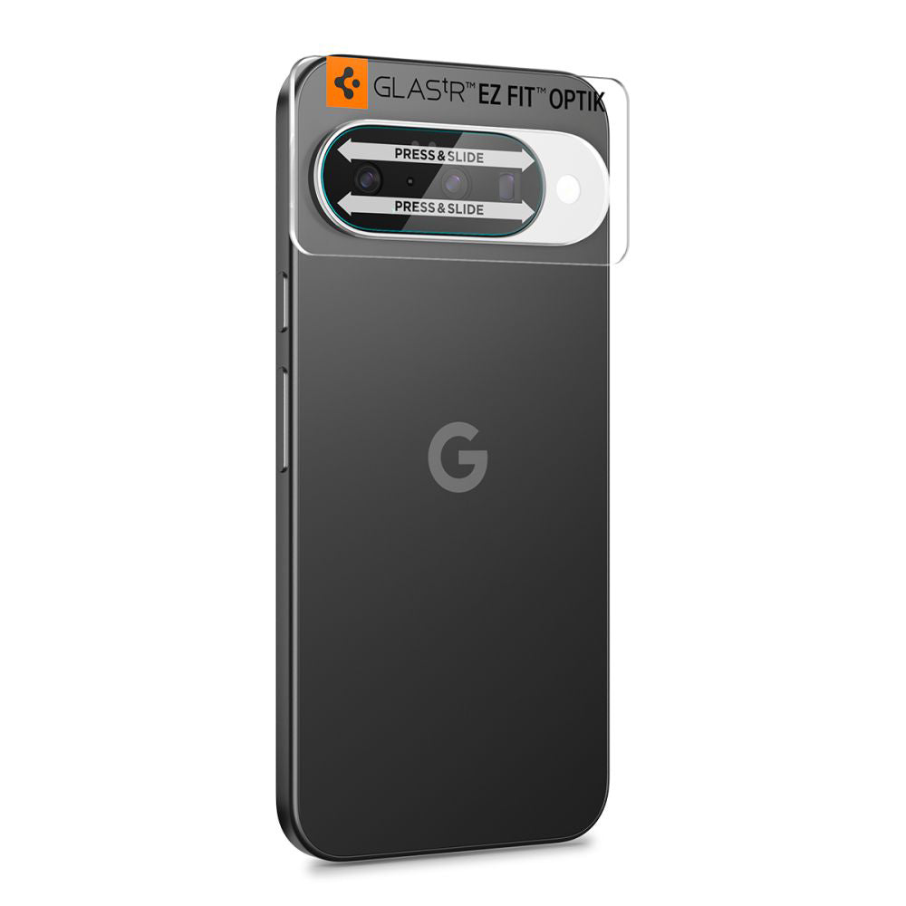 Spigen GlastR Optik Achtercamera Beschermfolie voor Google Pixel 10, Gehard Glas, Set van 2 Stuks, Transparant AGL09661