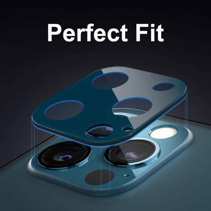 Techsuit Rear Camera Protective Film for Apple iPhone 11 Pro / 11 Pro Max, Tempered Glass, Black