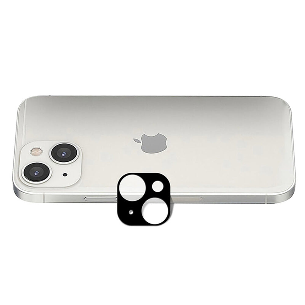 Techsuit Rückkamera-Schutzfolie für Apple iPhone 13 mini / 13, gehärtetes Glas, schwarz