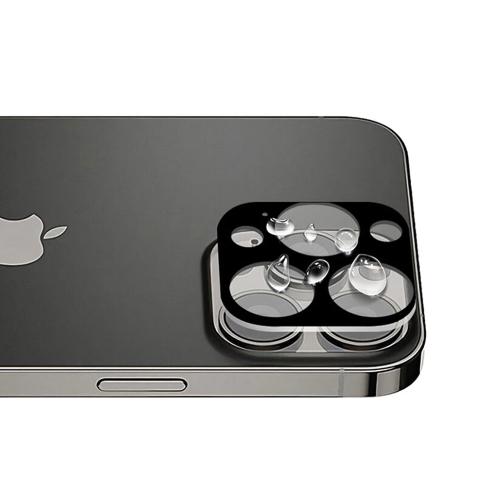 Techsuit Rückkamera-Schutzfolie für Apple iPhone 13 Pro Max / 13 Pro, gehärtetes Glas, schwarz