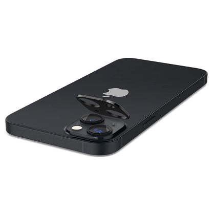 Techsuit Rückkamera-Schutzfolie für Apple iPhone 14 Plus / 14, gehärtetes Glas, Schwarz