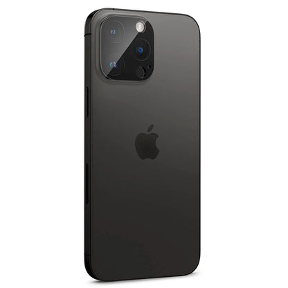 Film de protection pour caméra arrière Techsuit pour Apple iPhone 14 Pro Max / 14 Pro, Verre trempé, Noir