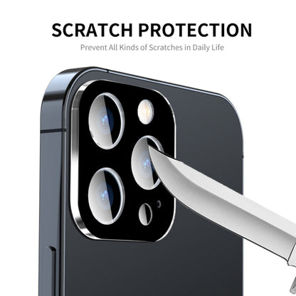 Techsuit Achtercamera Beschermfolie voor Apple iPhone 15 Pro Max / 15 Pro, Gehard Glas, Zwart