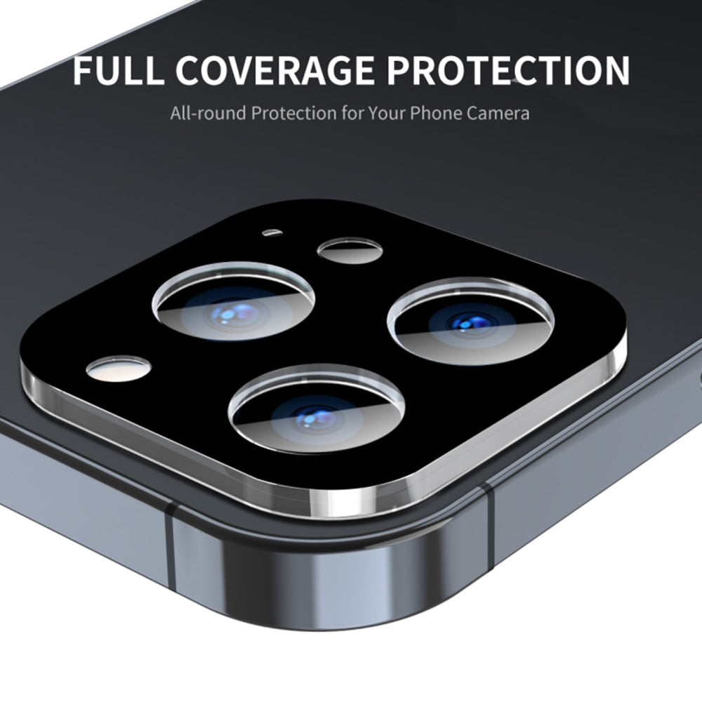 Techsuit Achtercamera Beschermfolie voor Apple iPhone 16 Plus / 16, Gehard Glas, Zwart
