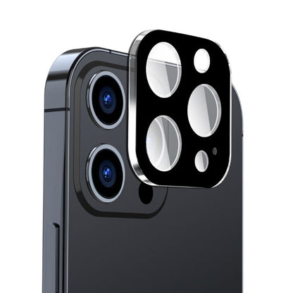 Techsuit Achtercamera Beschermfolie voor Apple iPhone 16 Pro Max / 16 Pro, Gehard Glas, Zwart