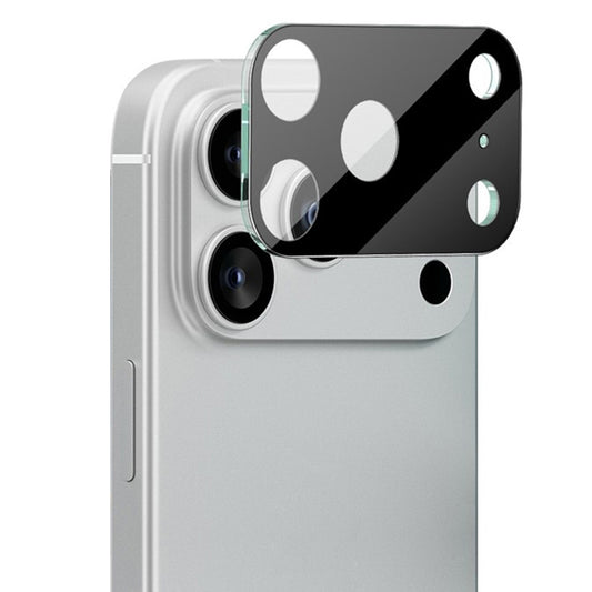 Film de protection pour caméra arrière Techsuit pour Apple iPhone 17 Pro, Verre Trempé, Noir