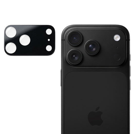 Techsuit Achtercamera Beschermfolie voor Apple iPhone 18 Pro Max, Gehard Glas, Zwart