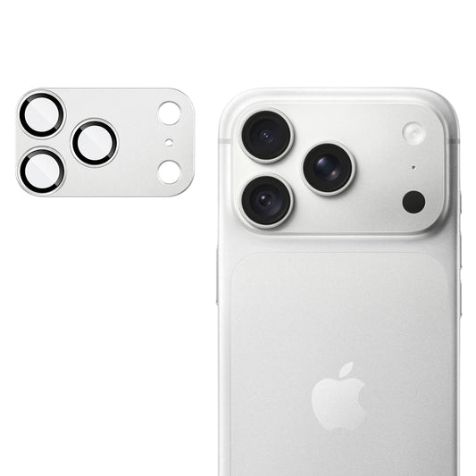 Techsuit Schutzfolie für die Rückkamera des Apple iPhone 18 Pro, gehärtetes Glas, Silberfarben