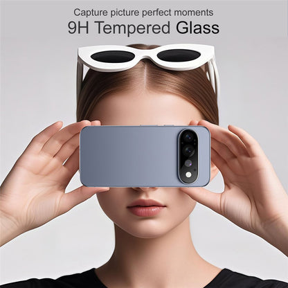 Techsuit Achtercamera Beschermfolie voor Google Pixel 11 Pro, Gehard Glas, Zwart