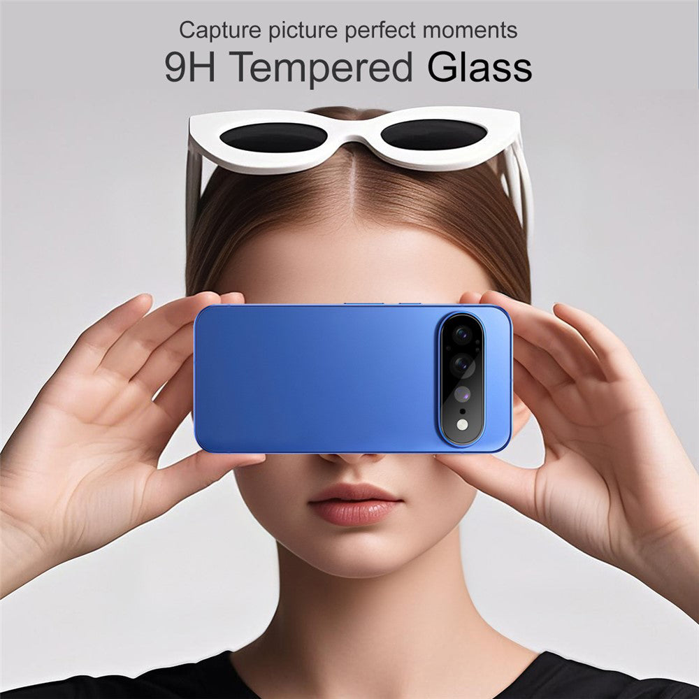 Techsuit Achtercamera Beschermfolie voor Google Pixel 11 Pro XL, Gehard Glas, Zwart