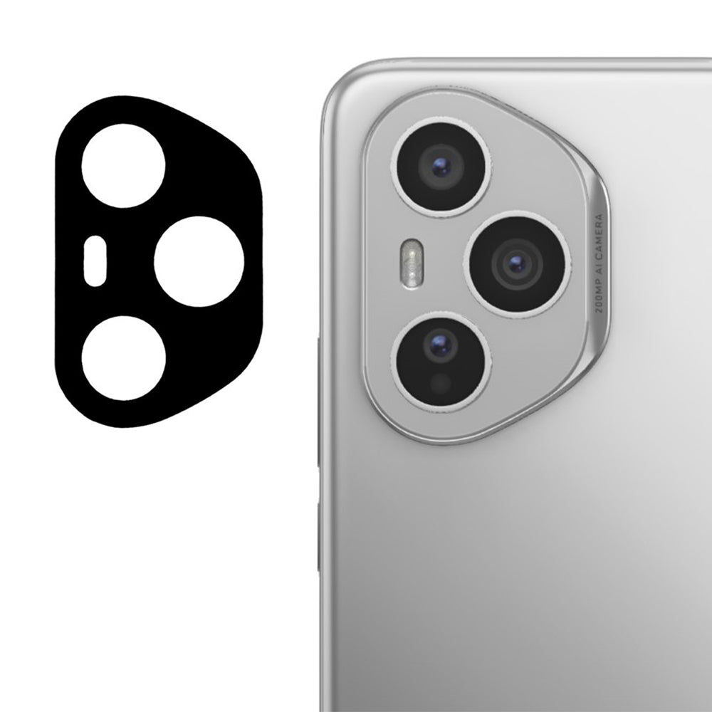 Film de protection pour caméra arrière Techsuit pour Honor 400 Pro, Verre trempé, Noir